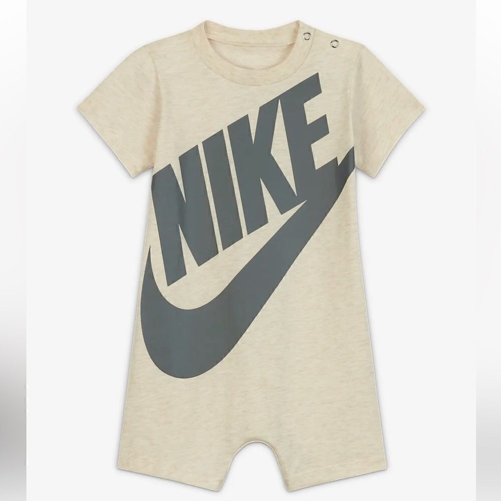 Vintage NIKE Baby Romper Snap Closure Jersey